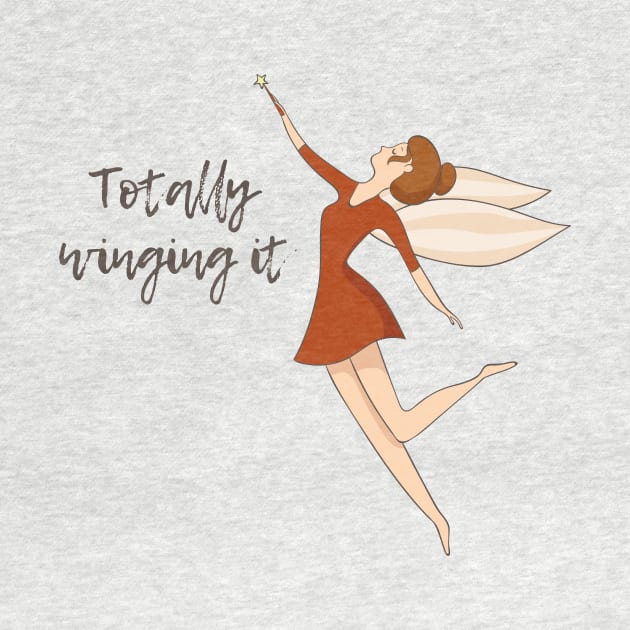 Totally Winging It, Cute Fairy by Dreamy Panda Designs